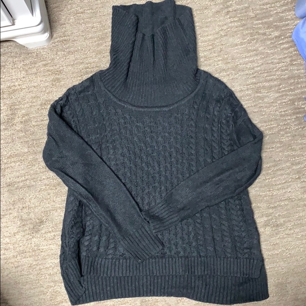 Cow neck sweater